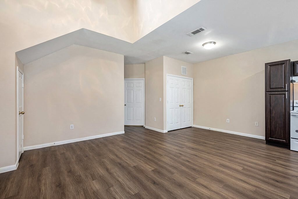 Townhome dining room at Fountains at Tidwell and The Enclave in Houston TX